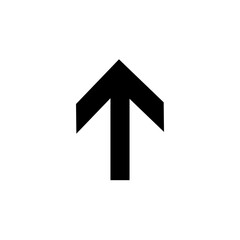 Fototapeta premium Symbol sign. Up arrow pictogram. Up arrow sign