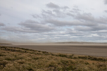 Falkland Island landscape.