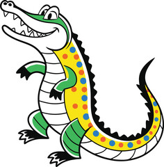 Fototapeta premium Smiling Alligator