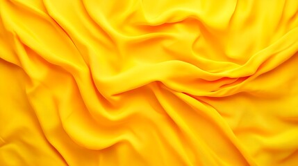 Obraz premium Draped Yellow Fabric Soft Texture Background