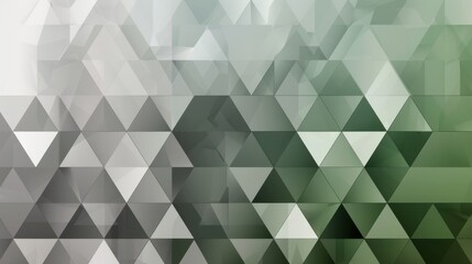 Clean geometric background.  Gray and green gradient triangles create a business-oriented design.  Modern and subtly textured.