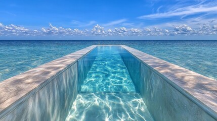 Infinity Pool Paradise: Stunning Ocean View Plunge Pool Design