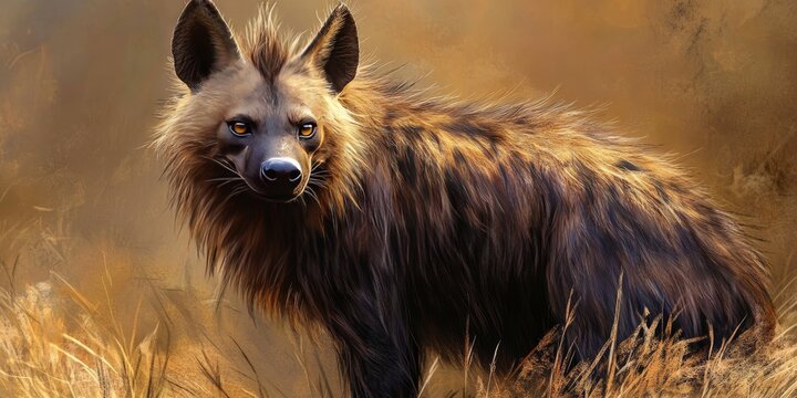 Brown hyena, also known as Strandwolf, is recognized as the rarest hyena species. The brown hyena is unique, showcasing distinct characteristics that set this rare hyena apart from others.
