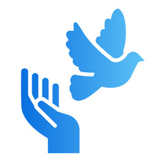 peace Gradient icon