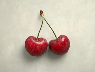 Spoiled cherries with shriveled skin and mold patches close-up photography food photography studio setting high fidelity detail