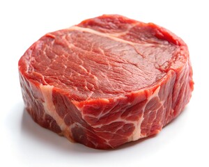 raw meat isolated on a white background