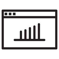 Bold Line Business Icon