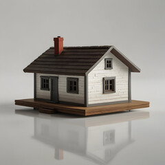 House isolated on white