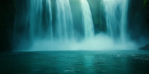 Emerald water cascades down the Torre Torrent Falls, creating a stunning display of silk water. Experience the beauty of the emerald water at this breathtaking natural wonder.