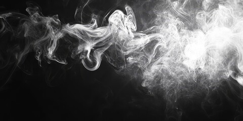 Black background texture featuring smoke creates a dramatic atmosphere. The smoke texture against the black background enhances visual depth and intrigue in various designs.