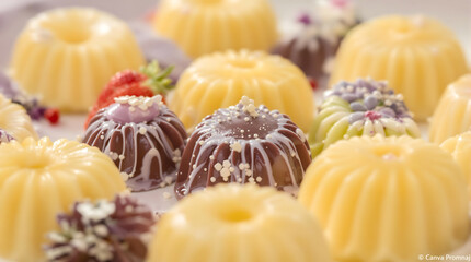 A table with many different types of desserts and snacks