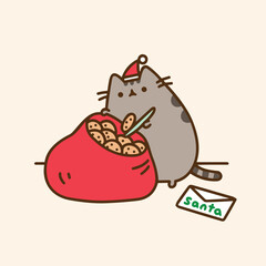 Santa Pusheen 