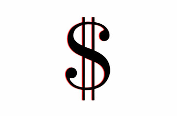 Fototapeta premium Dollar Sign Vector Illustration