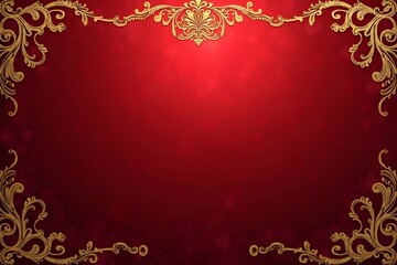 Beautiful red background with texture, vintage valentines day style design