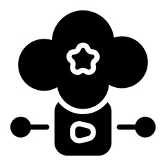Cloud Solid Icon