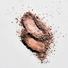 Powder texture beauty picture :Make your skincare rutine count for something. Blushing all the way.