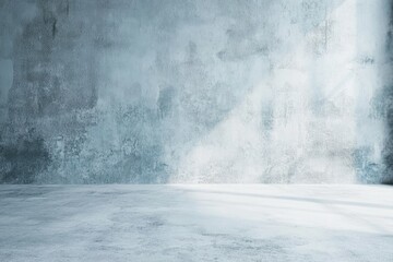 light blue gray beton background loft design  empty pure wallpaper. Copy space and top view