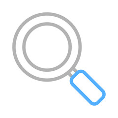 Magnifying glass icon. Concept of search, research, and investigation.