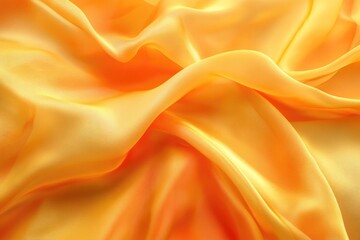 Obraz premium Natural orange and yellow background made of fabric material