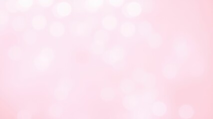 Abstract Pink Bokeh Background with Soft Blurred Lights and Glowing Circles