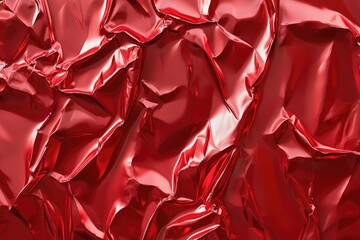 Obraz premium red metal foil abstract background red metal foil abstract background
