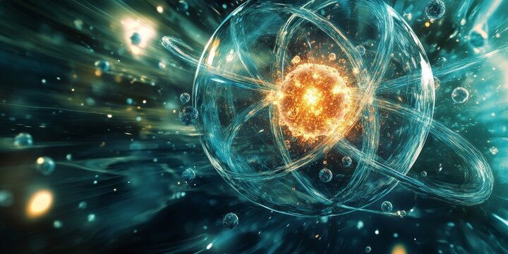 Nuclear fission of uranium 235 involves the splitting of a uranium 235 atom s nucleus into smaller isotopes like krypton and barium, resulting in the production of free neutrons and gamma rays.