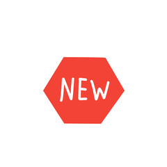 new badge sale illustration