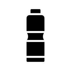 Reusable water bottle icon. Concept of ecology, sustainability, and healthy lifestyle.