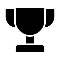Trophy cup icon. Concept of victory, success, and achievement.