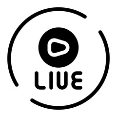 Live Solid Icon