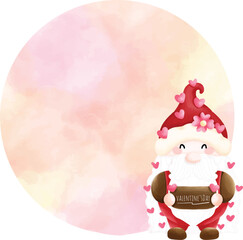 Red Valentine??s Day Gnom textbox34.eps