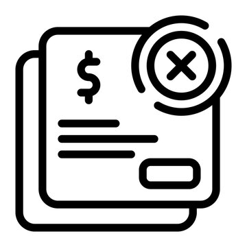 No Eces Line Icon
