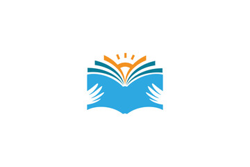 book and read logo design