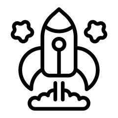 Product Launch Line Icon