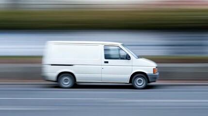 Fast Delivery Van Speed Blur