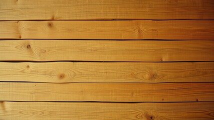 Fototapeta premium A Close-Up View of Horizontal Wooden Planks with a Natural, Warm Brown Hue