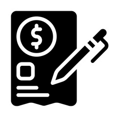 Taxes Solid Icon