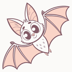 Bat with tiny vector design