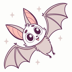 Bat with tiny vector design