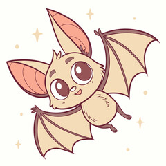 Bat with tiny vector design