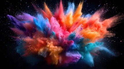 Vibrant Color Explosion: A Symphony of Hues