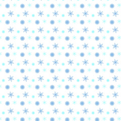 可愛い雪の結晶のパターン