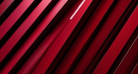 Obraz premium Deep red diagonal lines arranged in an alternating crisscrossing pattern for a striking red pattern background