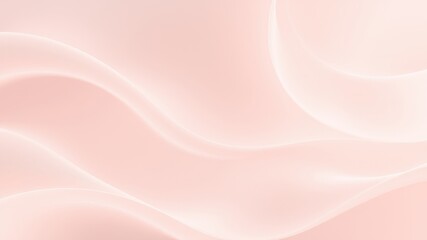 Abstract Pastel Pink Background With Smooth Subtle Waves