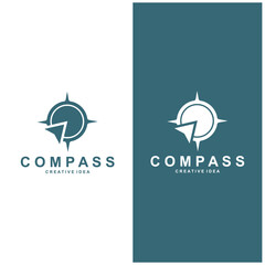 professional kompass logo and symbol with minimalist design