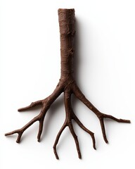 Obraz premium A close-up of a detailed tree root structure showcasing natural beauty and complexity.