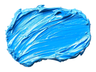 Energetic Blue Brushstrokes Abstract Painting Texture