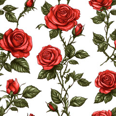 Fototapeta premium set of roses