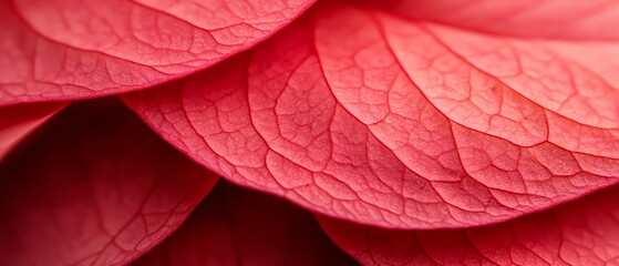 Fototapeta premium Macro shot of petal textures with shadows forming dramatic highlights, flora intensity, natural focus