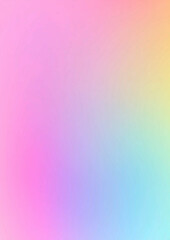 A Soft Gradient Abstract Background Featuring Iridescent Neon Pastel Colors with Holographic and Vaporwave Aesthetic, Perfect for Creative Wallpapers and Trendy Design Projects. Generative Ai